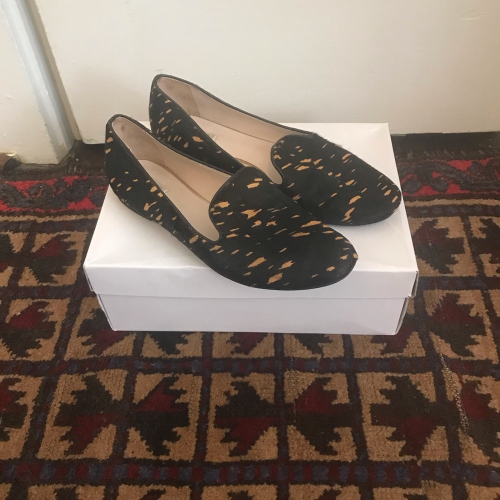 Cole Haan Calf Hair Animal Print Loafer